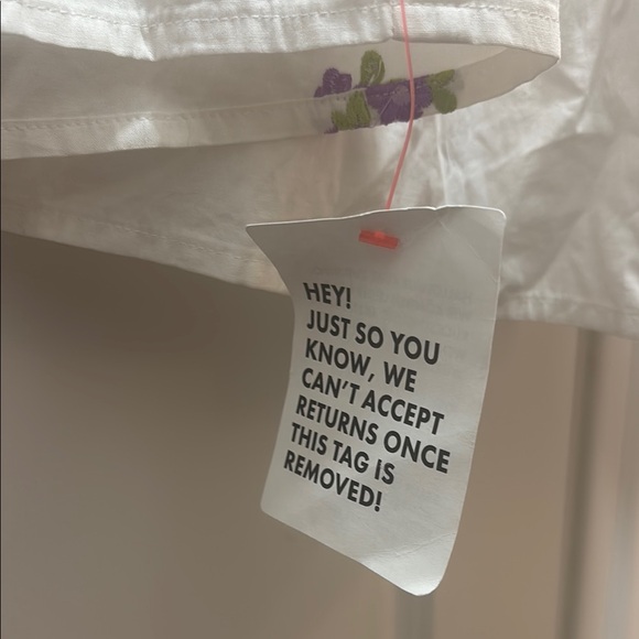 Embroidered Floral Maxi Dress with Back Tie - Picture 8 of 9